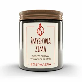 Świeca Sojowa Zmysłowa Zima 190 g - Bosphaera