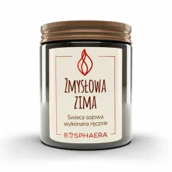 Świeca Sojowa Zmysłowa Zima 190 g - Bosphaera