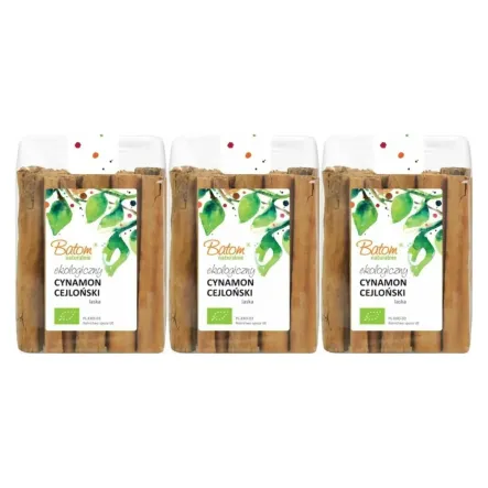 3 x Cynamon Cejloński Laski BIO 50 g - Batom