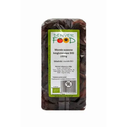 Morele Suszone Bezglutenowe Bio 1000 g Denver - Wyprzedaż