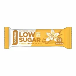 Baton Low Sugar Wanilia-Czekolada Bezglutenowy 40 g - Bombus (data: 22.12.2025)