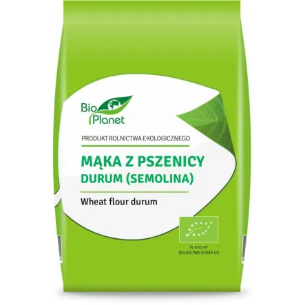 Mąka Z Pszenicy Durum (Semolina) Bio 500g Bio Planet