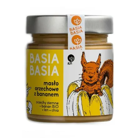 Krem Orzechowy z Bananem 210 g - Basia Basia