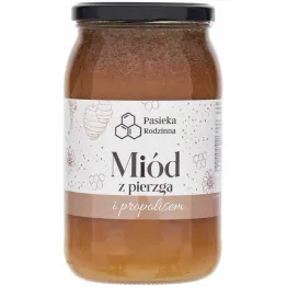 Miód z Pierzgą i Propolisem 1150 g - Pasieka Rodzinna
