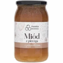 Miód z Pierzgą i Propolisem 1150 g - Pasieka Rodzinna