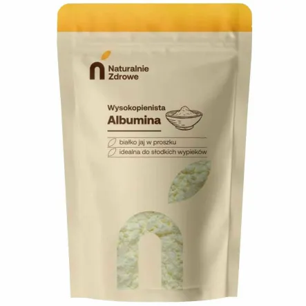 Albumina Wysokopienista Białko Jaj w Proszku 100 g - Naturalnie Zdrowe