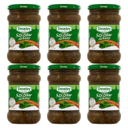 6 x Szczaw Siekany Konserwowy 300 g Develey
