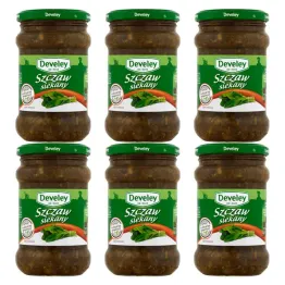6 x Szczaw Siekany Konserwowy 300 g Develey