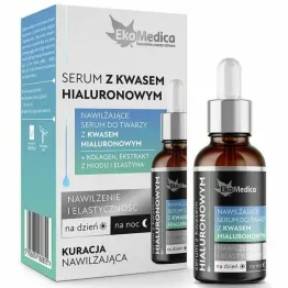 Serum Nawilżające do Twarzy z Kwasem Hialuronowym 20 ml - Ekamedica