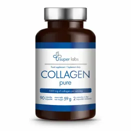 Kolagen Collagen Pure 90 Kapsułek - Super Labs 