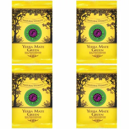 4 x Yerba Mate Green TUTTI FRUTTI 50 g