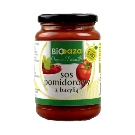 Sos Pomidorowy z Bazylią 330 g Bio BioOaza