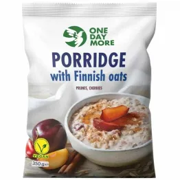 Owsianka Fińska z Suszonymi Śliwkami i Liofilizowanymi Wiśniami 350 g - One Day More