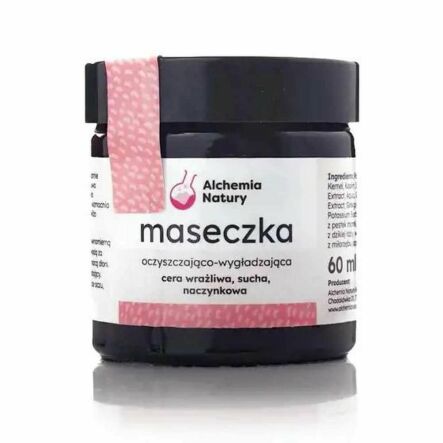 Maseczka Oczyszczająco - Wygładzająca Różowa 60 ml - Alchemia Natury