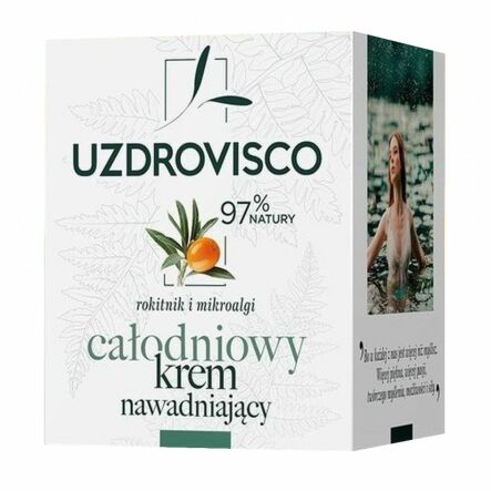 Całodniowy Krem Do Twarzy Nawadniający - Rokitnik i Mikroalgi 50 ml - Uzdrovisco