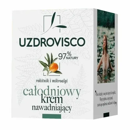 Całodniowy Krem Do Twarzy Nawadniający - Rokitnik i Mikroalgi 50 ml - Uzdrovisco