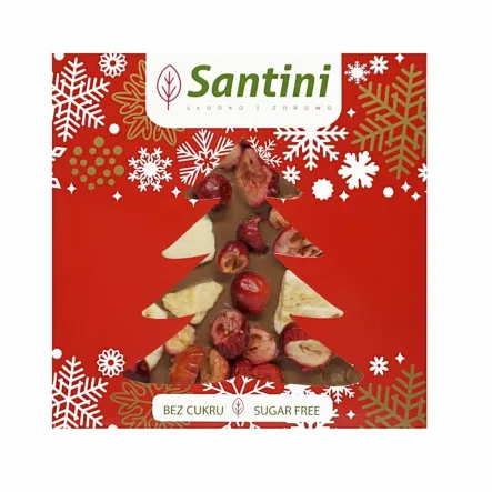 Czekolada Mleczna Żurawina Banan 80 g - Santini