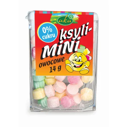 Ksyli-Mini Owocowe Drażetki Małe 14 g Aka