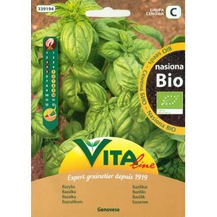 Nasiona Bazylii Bio 1 g - Vita Line