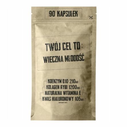 Wieczna Młodość Kolagen, Koenzym Q10, Kwas Hialuronowy 90 kapsułek Twój Cel To Simple Day