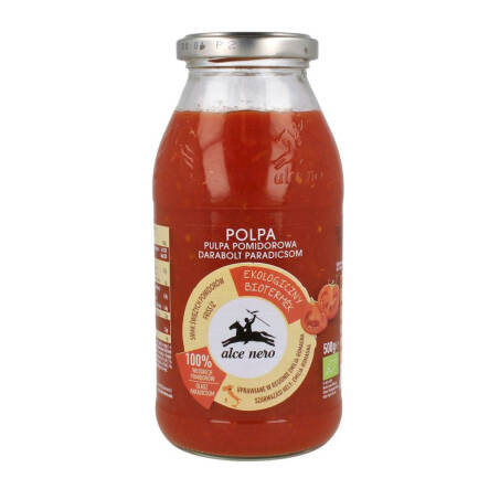 Pulpa Pomidorowa Bio 500 g Alce Nero - Sos Pomidorowy
