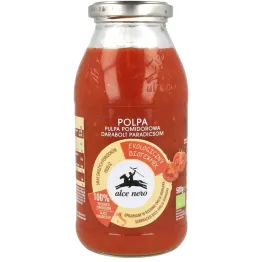 Pulpa Pomidorowa Bio 500 g Alce Nero - Sos Pomidorowy Bez Dodatku Soli