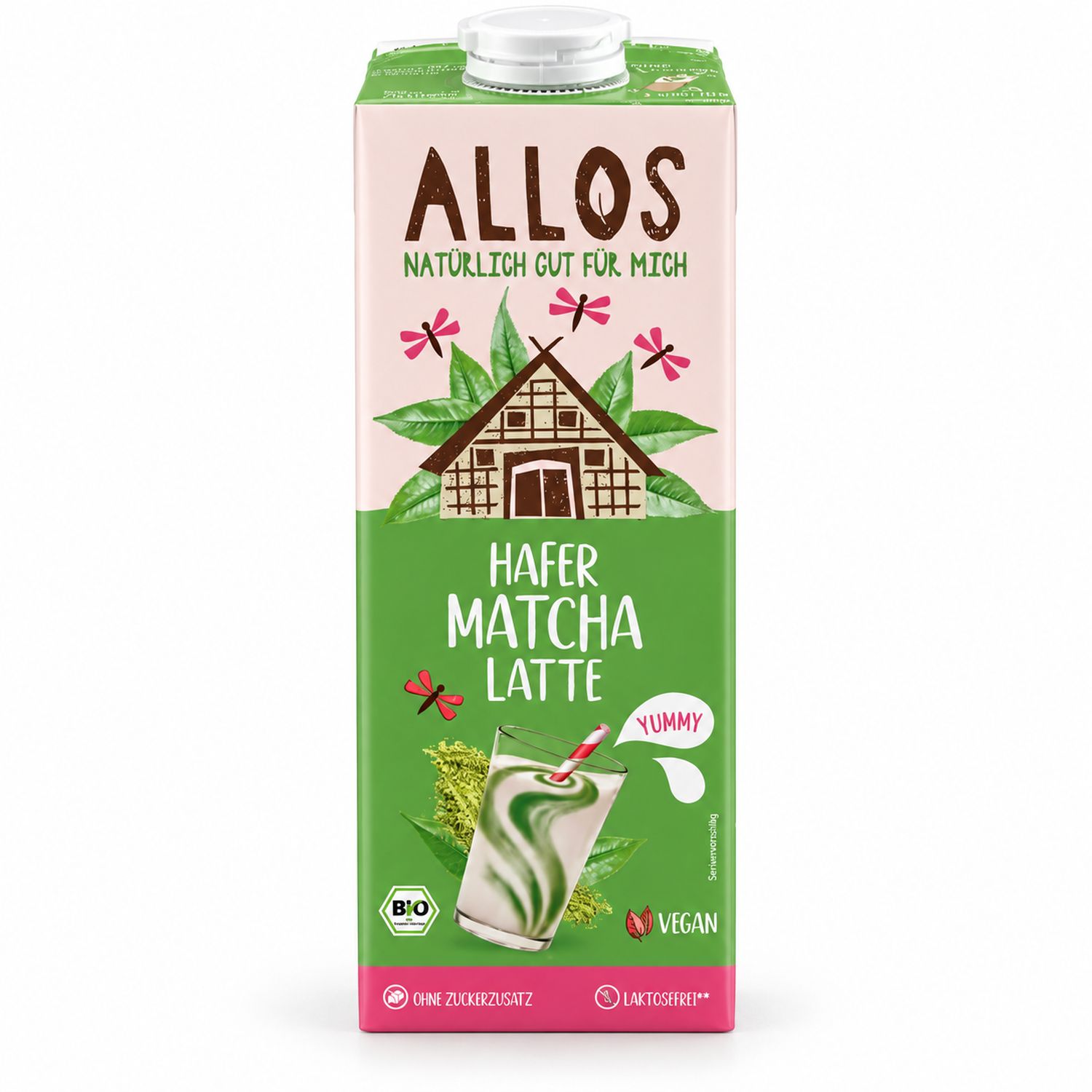 Napój Owsiany Matcha BIO Bez Dodatku Cukru 1 l - Allos