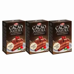 3 x Kakao Naturalne Ekstra Ciemne 200 g - Celiko