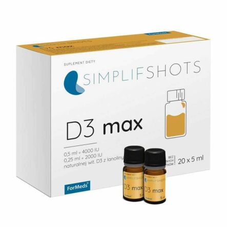 SimplifShots D3 MAX 20 Fiolek -  Formeds
