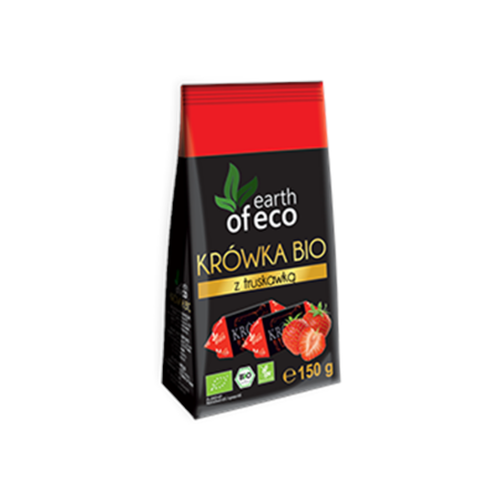 Krówki Z Liofilizowaną Truskawką Bio 150g Earth