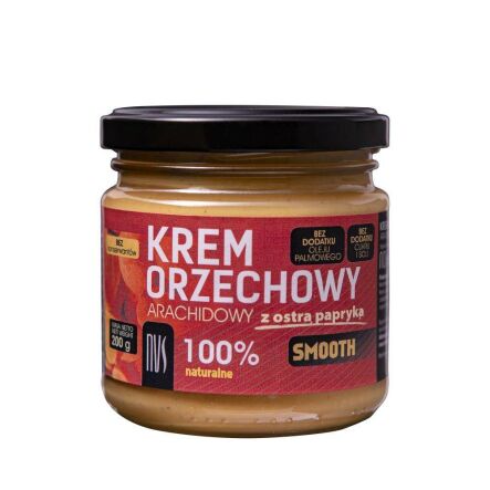 Krem Orzechowy Arachidowy z Ostrą Papryką Smooth 200 g