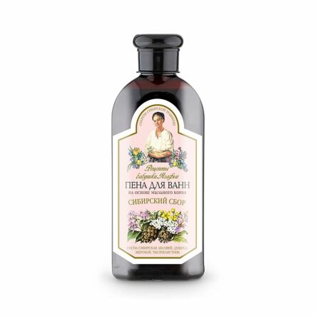 Pianka do Kąpieli Odżywczo Nawilżająca Zioła Syberii 500 ml - Agafi