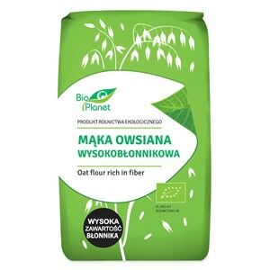 Mąka Owsiana Prażona Wysokobłonnikowa Bio 400 g - Bio Planet
