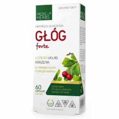 Głóg Forte 520 mg 60 Kapsułek - Medica Herbs