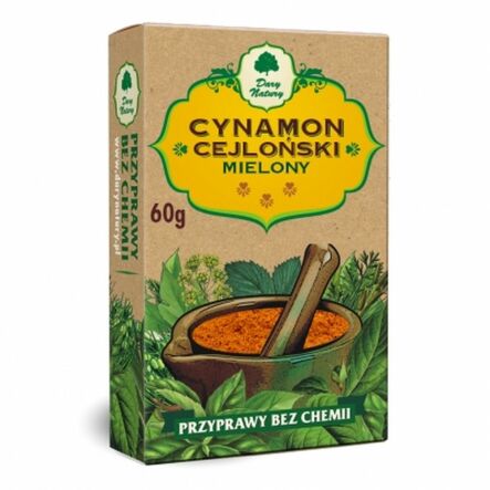 Cynamon Cejloński Mielony 60 g - Dary Natury