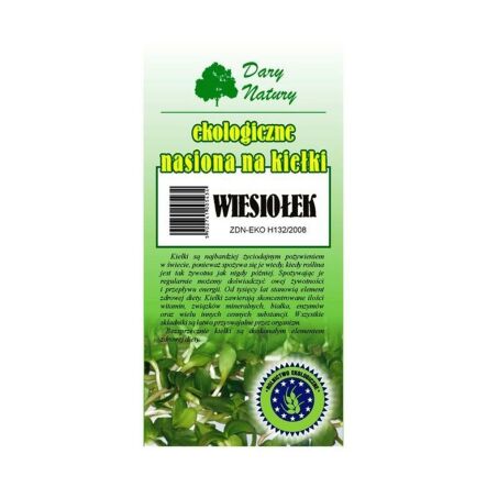 Wiesiołek Eko Nasiona Na Kiełki 30 G Dary Natury