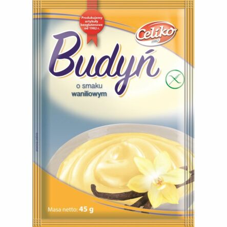 Budyń Waniliowym Bezglutenowy 45 g Celiko