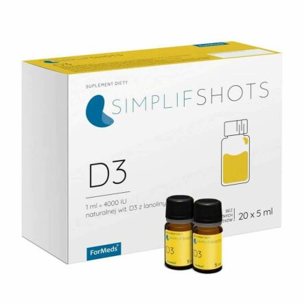 SimplifShots D3 20 Fiolek -  Formeds