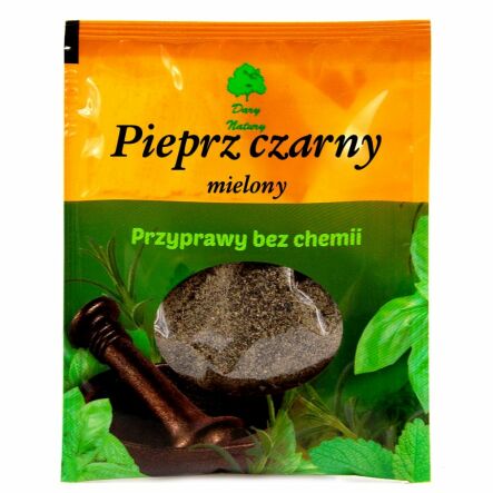 Saszetka Pieprz Czarny Mielony 30 g - Dary Natury