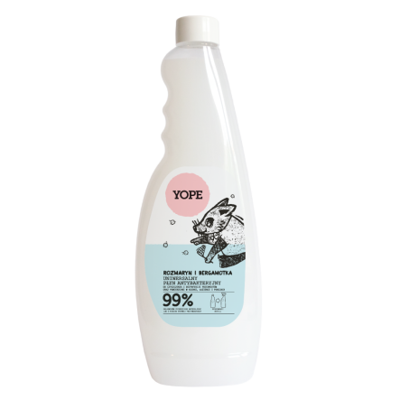 Płyn Antybakteryjny Rozmaryn Bergamotka 750 ml - Yope