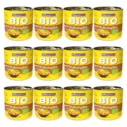 12 x Kukurydza Bio 285 g / 340 g - NaturAvena
