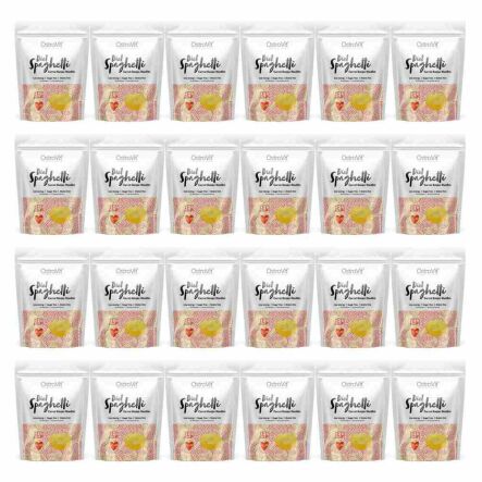 24 x Makaron Konjac Diet Spaghetti Carrot Konjac Noodles Keto Friendly 400 g (250 g) - OstroVit