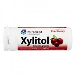 Xylitol Guma do Żucia Żurawina (30 Sztuk) - Miradent