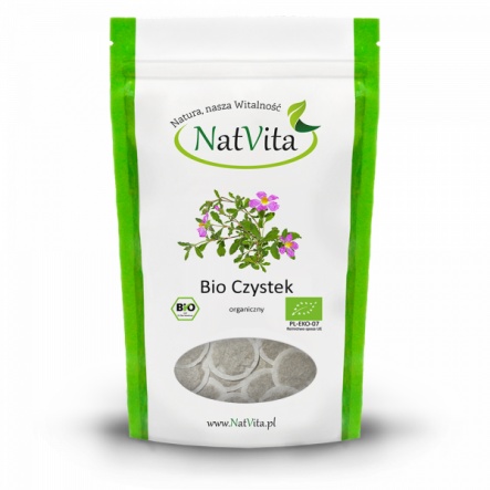 Bio Czystek Cistus incanus Albania 50 Saszetek po 1,3 g Natvita