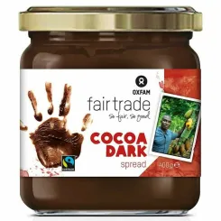 Krem Kakaowy Ciemny Fair Trade Bezglutenowy 400 g - Oxfam