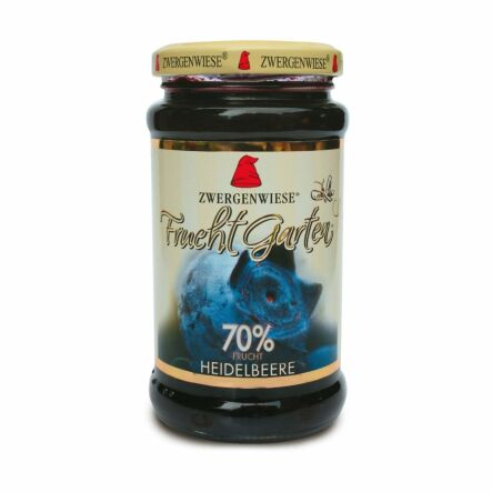 Mus Jagodowy (70% Owoców) Bio 225 g - Zwergenwiese - Przecena Krótka Data Minimalnej Trwałości