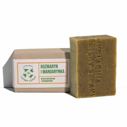 Mydło Naturalne Rozmaryn i Mandarynka 110 g - 4 Szpaki