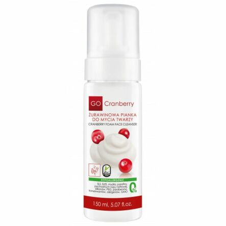 Żurawinowa Pianka do Mycia Twarzy 150 ml GoCranbery - Nova Kosmetyki
