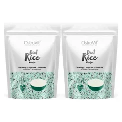 2 x Makaron Konjac Diet Rice 400 g Keto Friendly (250 g) - OstroVit