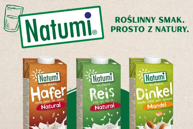Natumi roślinne napoje BIO, które smakują na co dzień